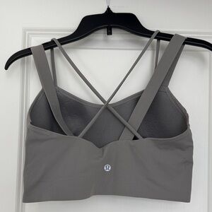 lululemon athletica Charcoal Strappy Sports Bra
